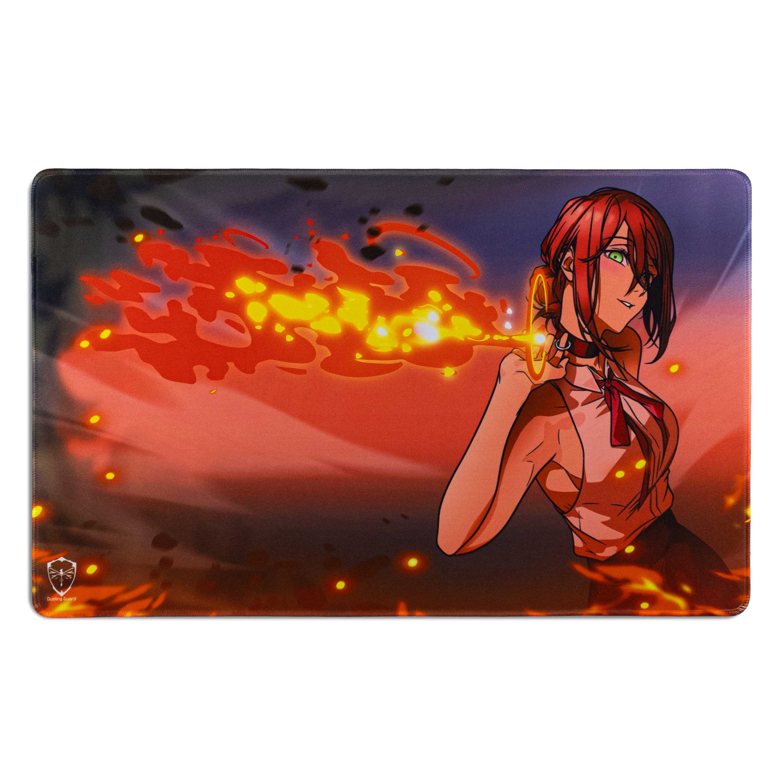 Bomb Girl 1-Player Stitched Edge Playmat