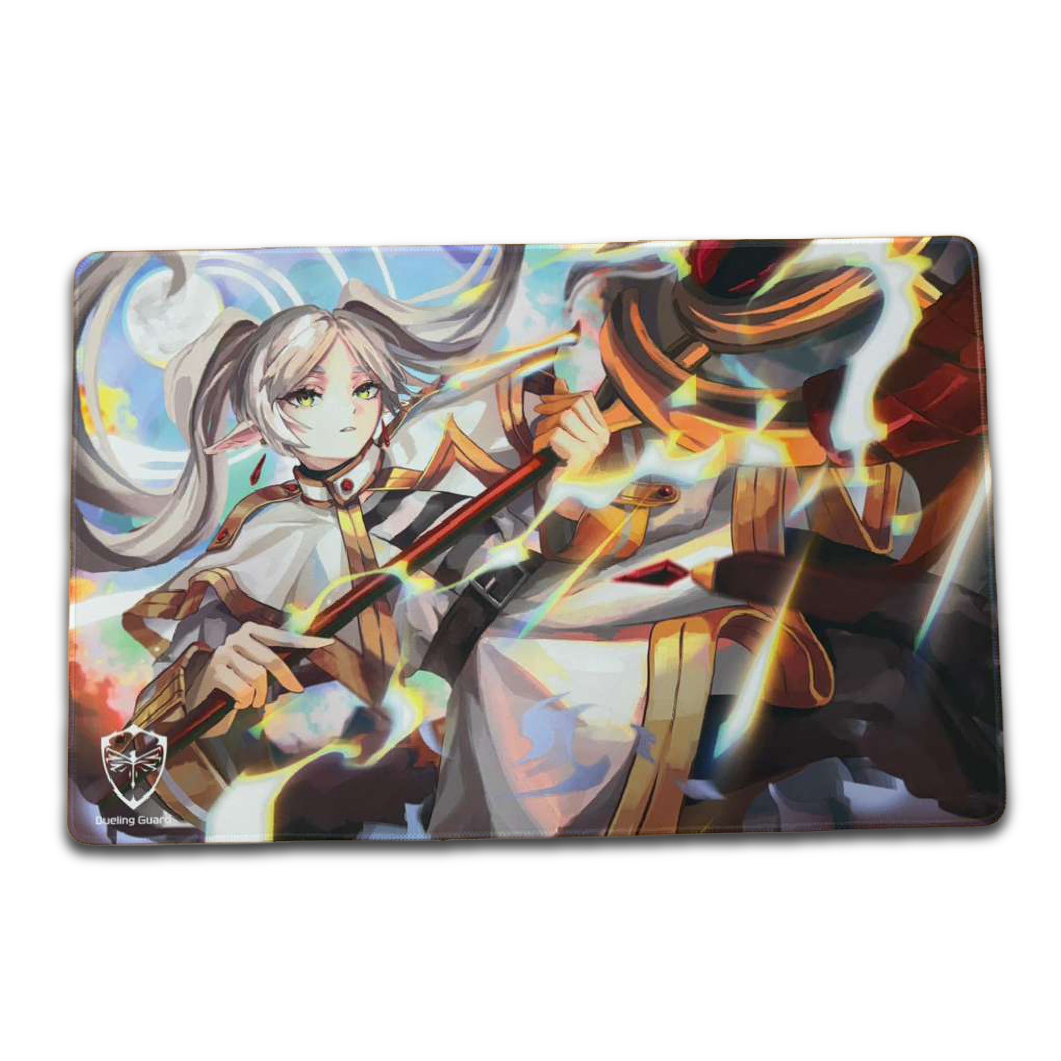 Anime-style character on a colorful background