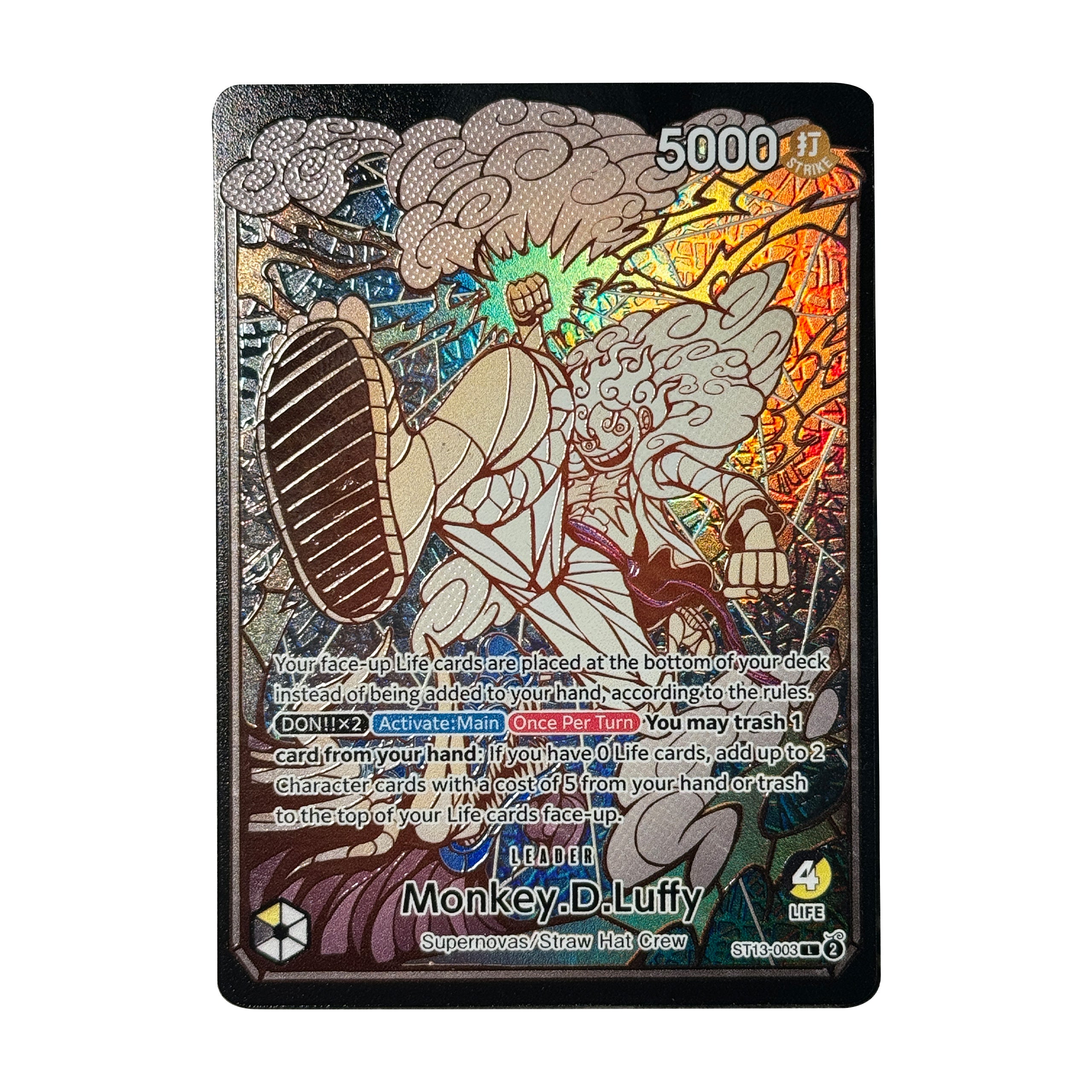 Sun God Custom Art Leader Card Sun God Custom Art Leader Card