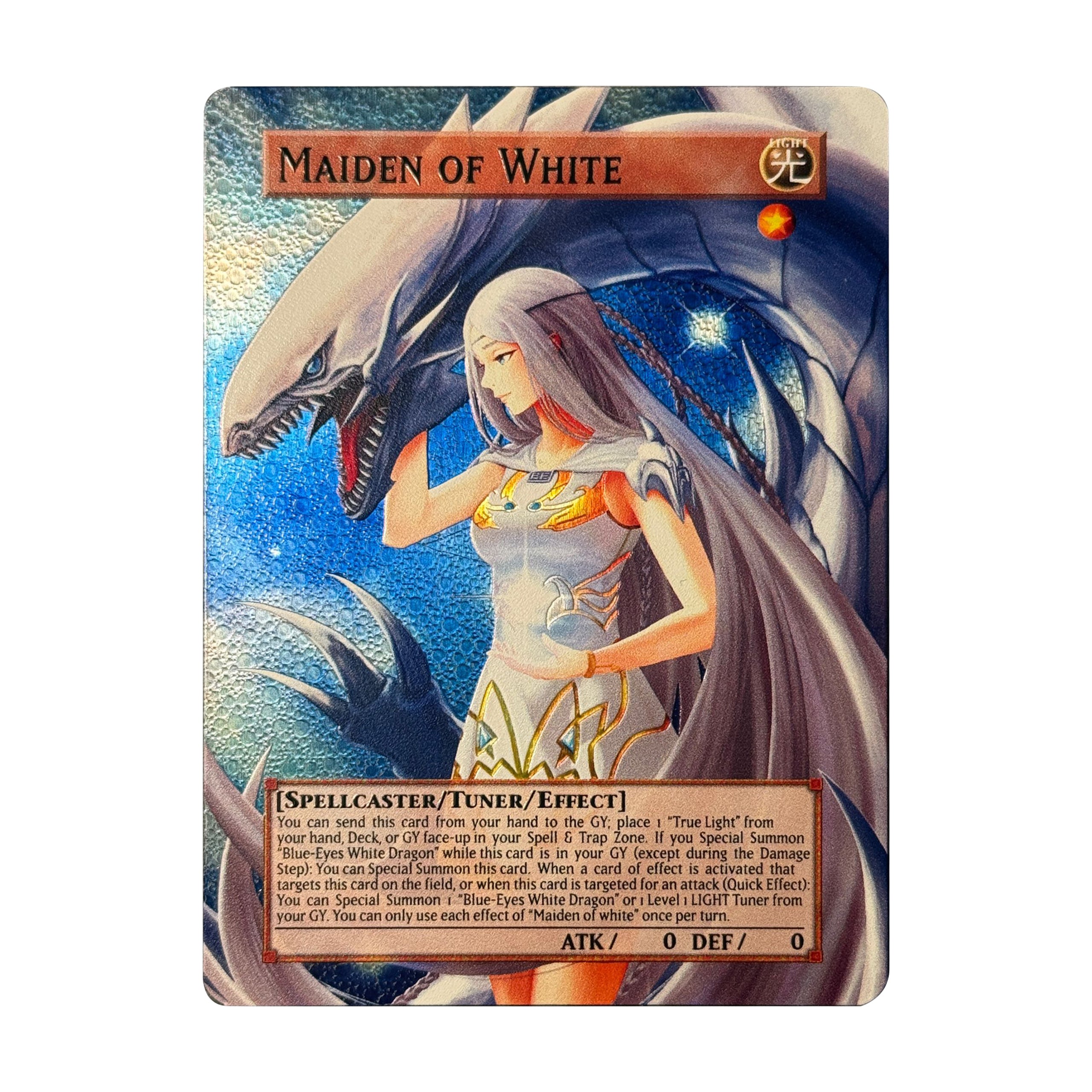 Eyes Of Blue Custom Art Leader Card