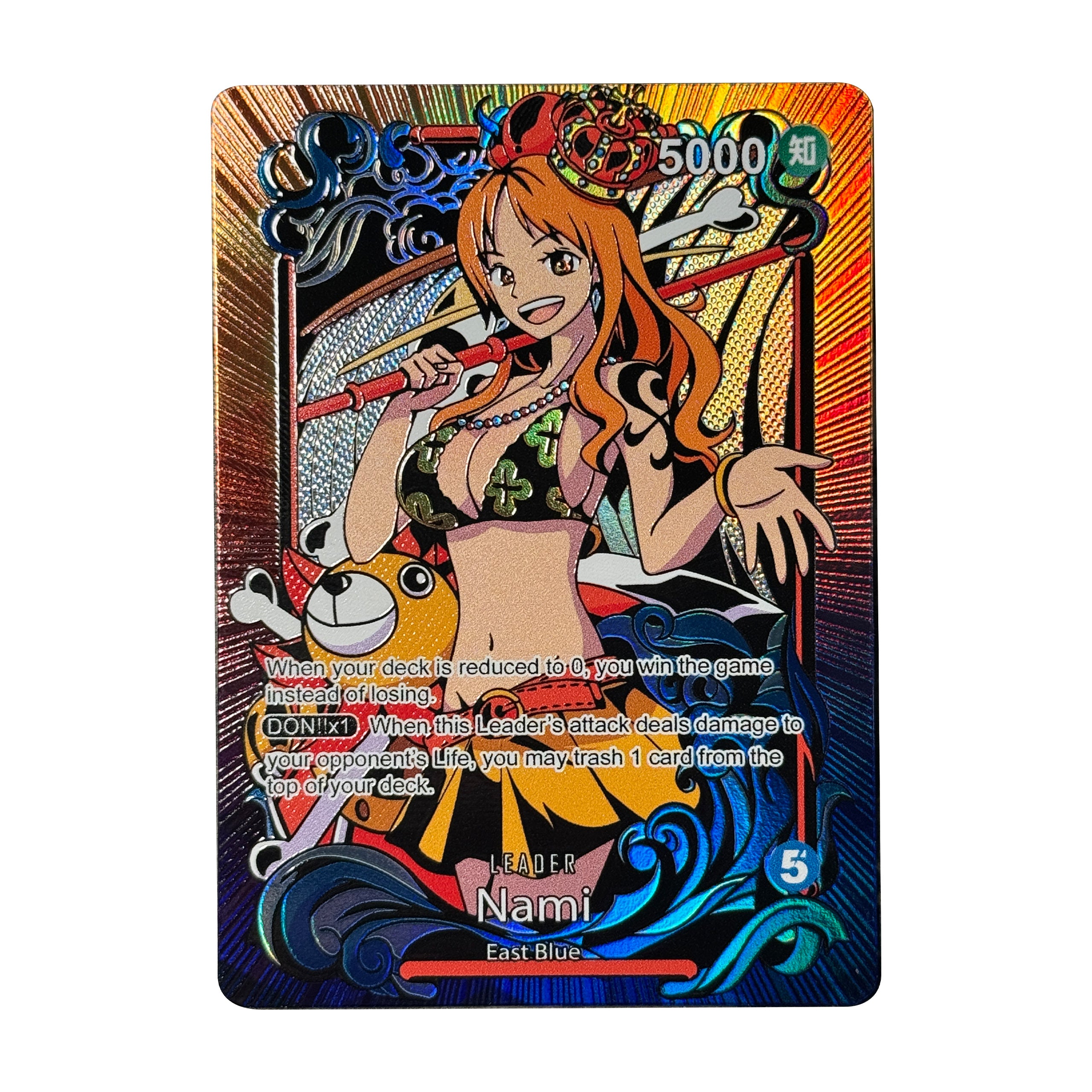 Navigator Nami Custom Art Leader Card
