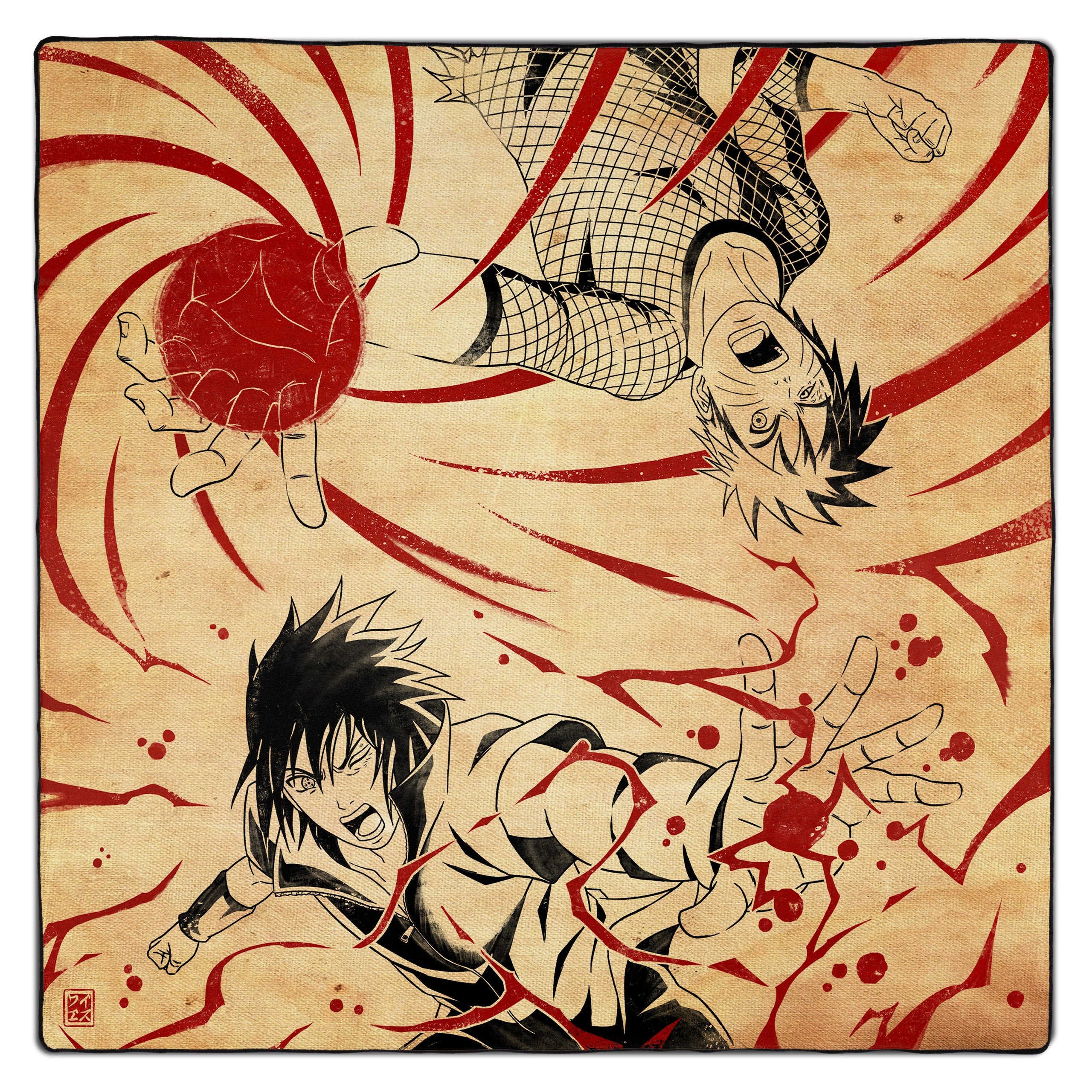 Ninja Way 2-Player Stitched Edge Playmat - Artist Scroll (Pre-Order)