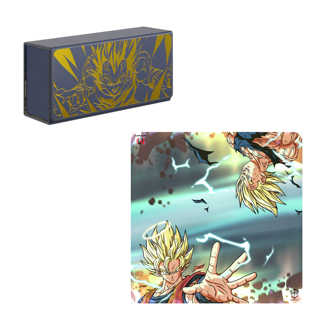 (Pre-Order) 2-Player Saiyans Pride Playmat and Prince of Saiyans Deck Box Combo