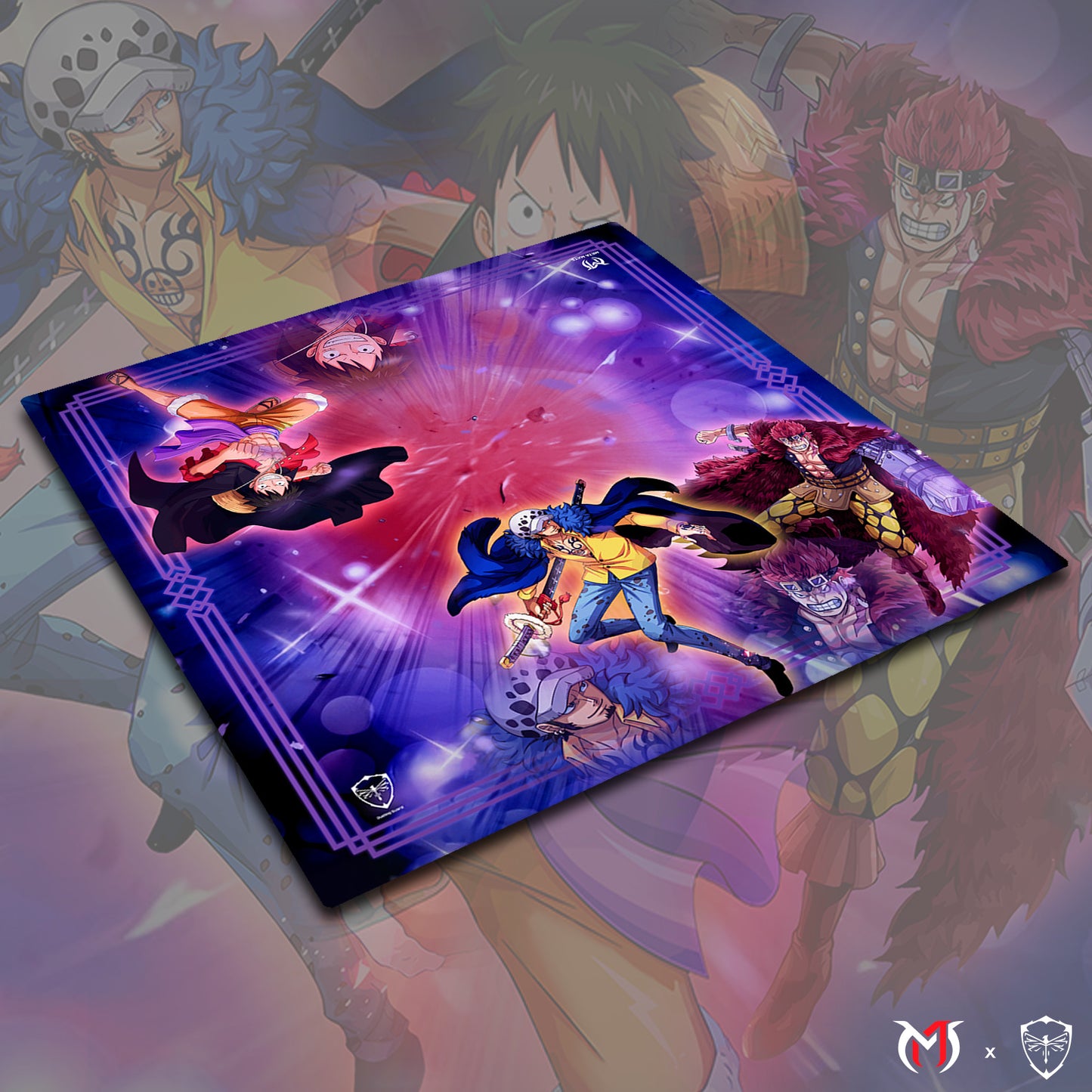 2-Player Cloth Playmat Three Captains