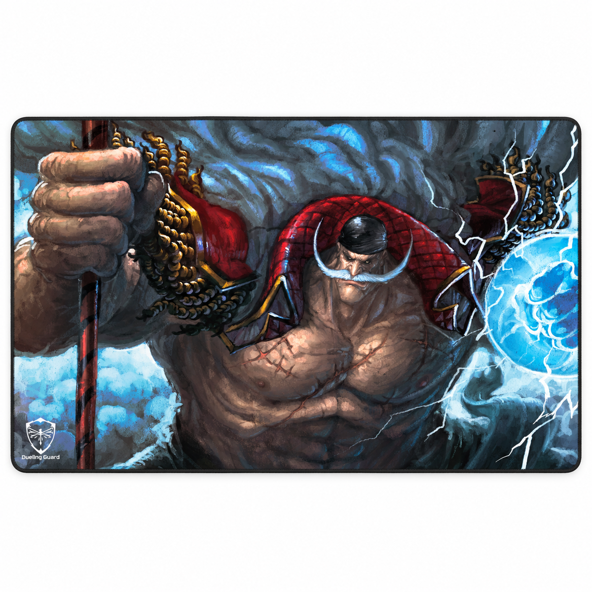 White Beard 1-Player Stitched Edge Playmat