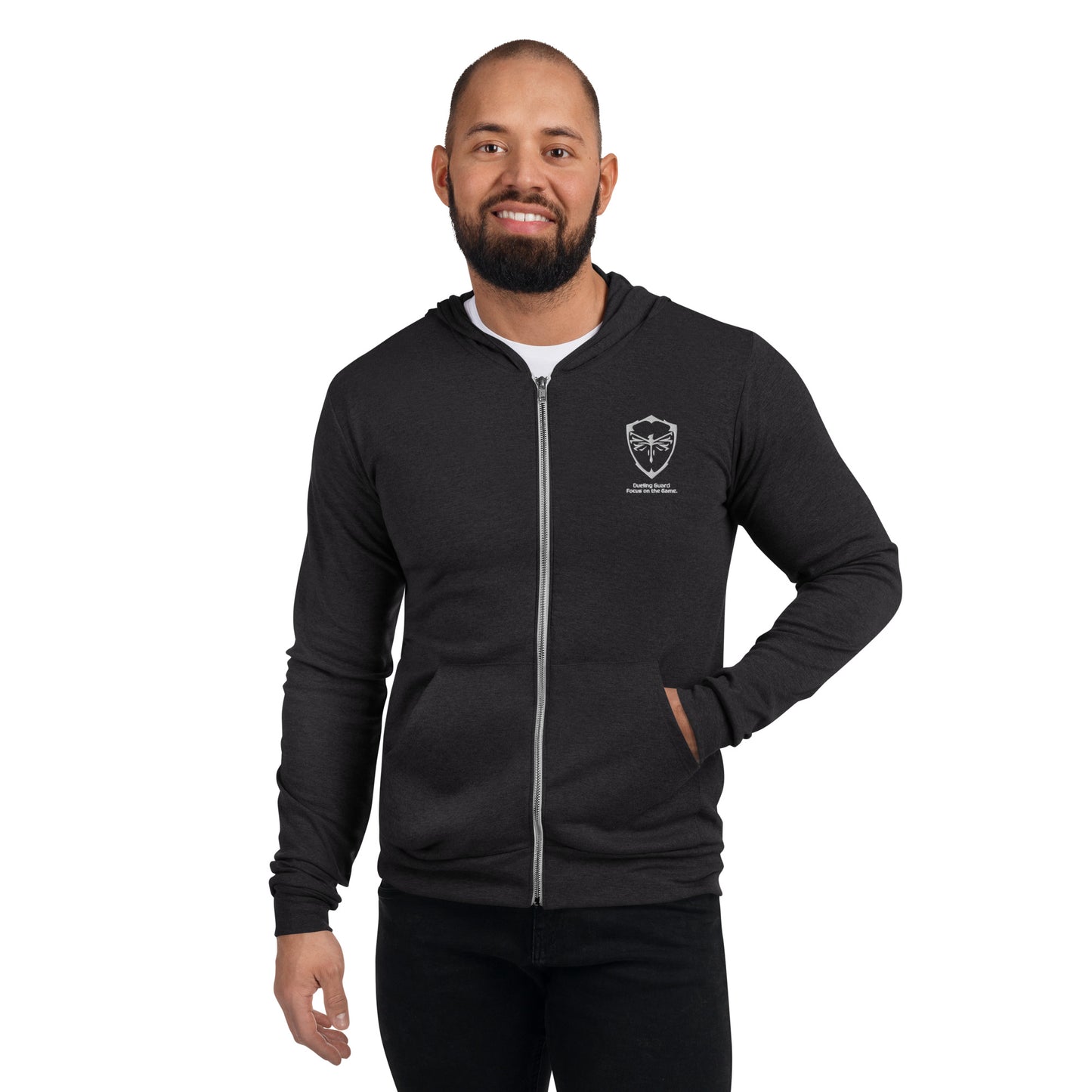 Dueling Guard unisex zip hoodie