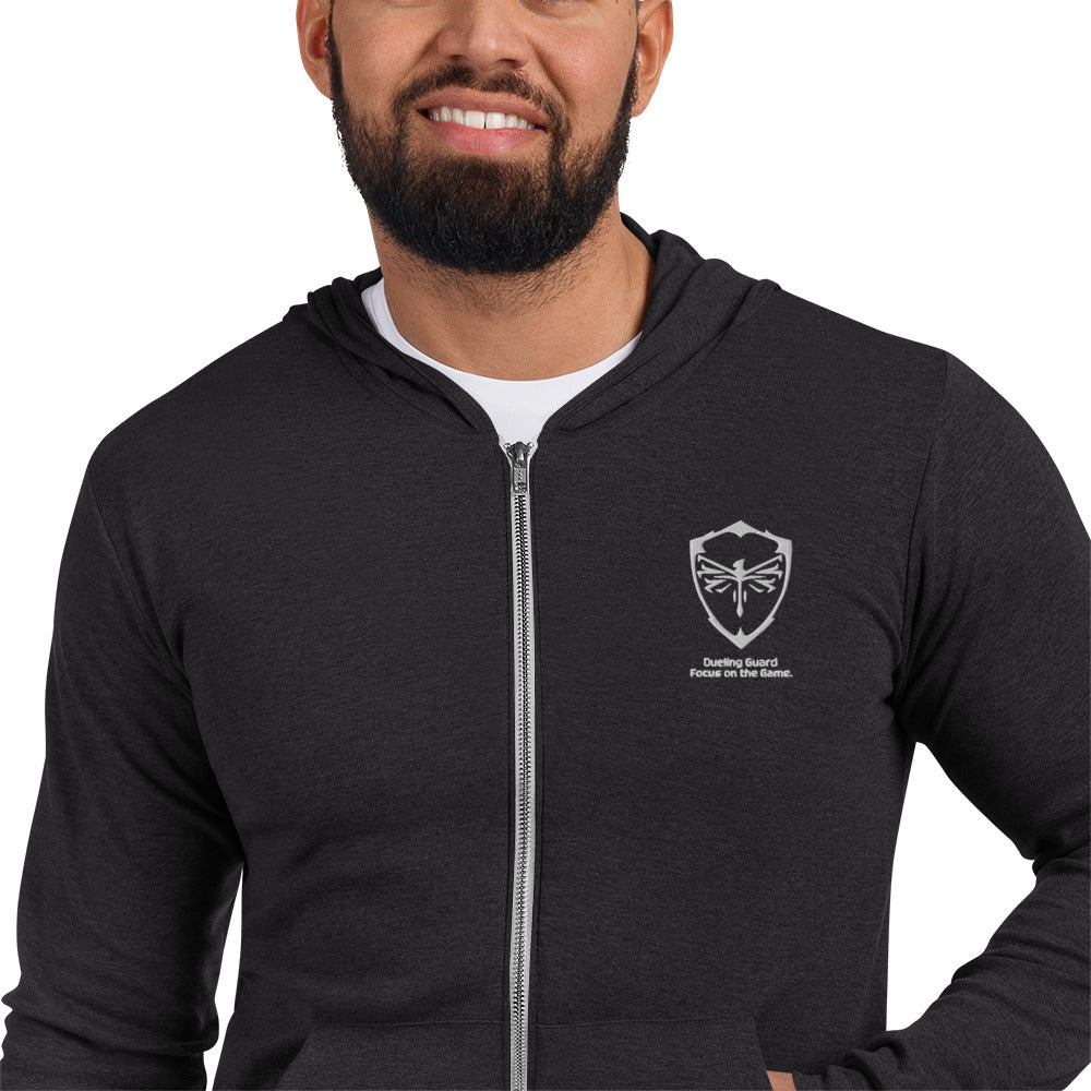 Dueling Guard unisex zip hoodie