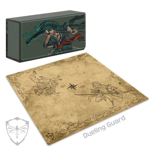 (Pre-Order) Ashura EV 2.5 Embroidered Deck Box and 2-Player Playmat Combo