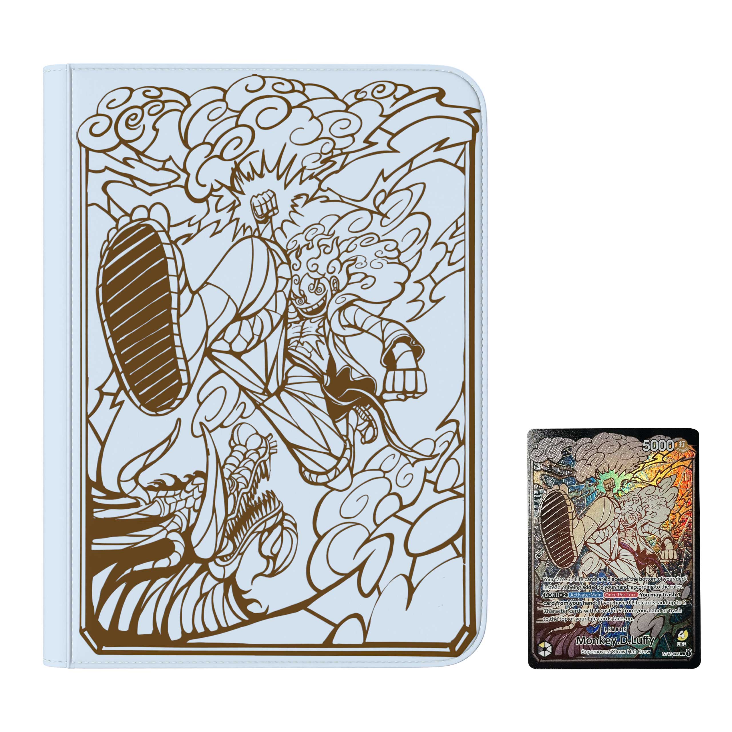 Hero of Liberation - White Out Edition TCG Binder (With or Without Custom Art Leader Card) (Pre-Order)