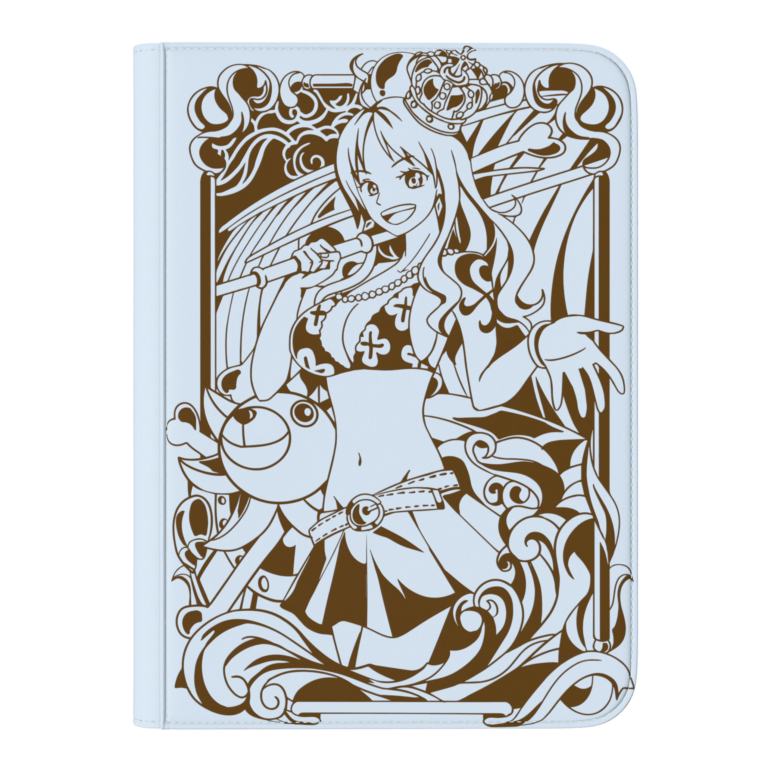 Navigator Nami - White Out Edition TCG Binder (With or Without Custom Art Leader Card) (Pre-Order)