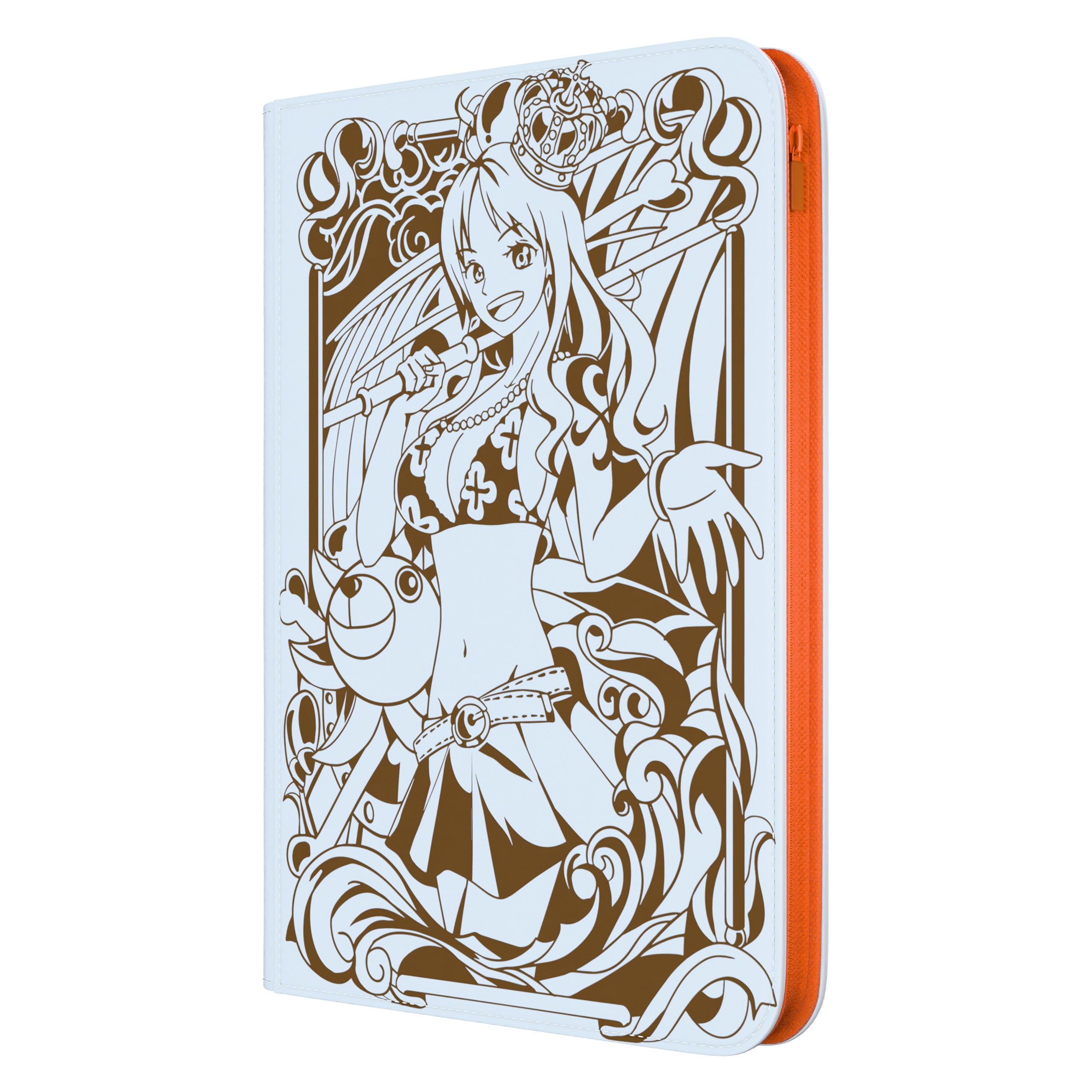 Navigator Nami - White Out Edition TCG Binder (With or Without Custom Art Leader Card) (Pre-Order)