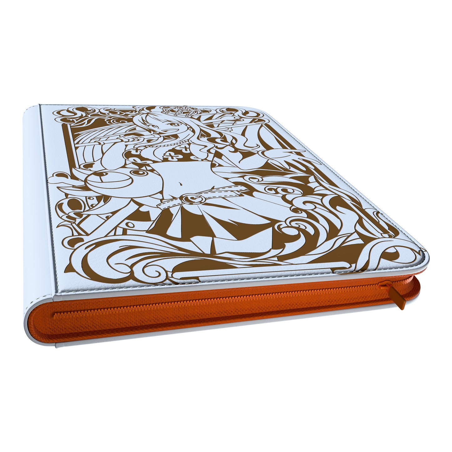 Navigator Nami - White Out Edition TCG Binder (With or Without Custom Art Leader Card) (Pre-Order)