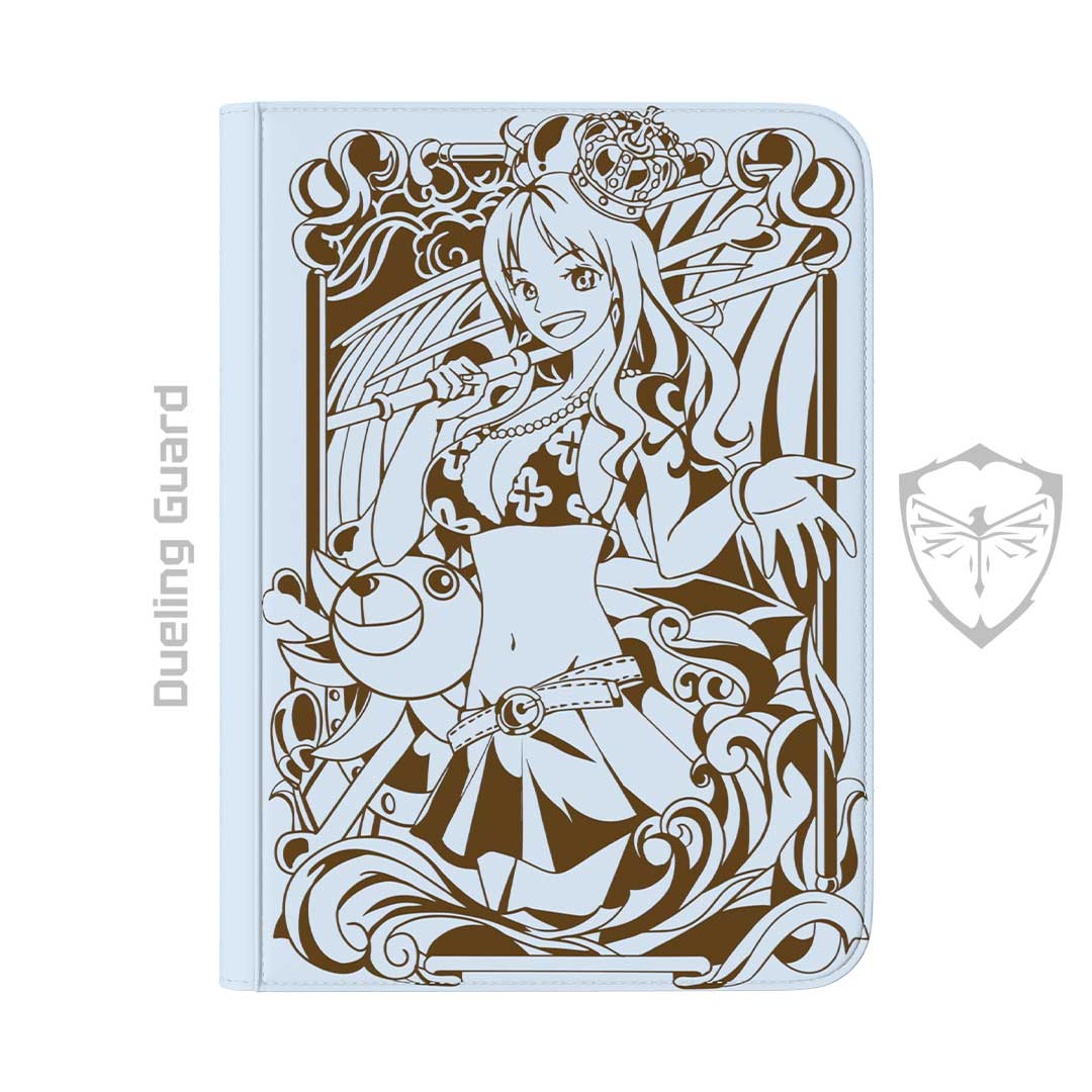 (Pre-Order) Navigator Nami - White Out Edition TCG Binder (With or Without Custom Art Leader Card)