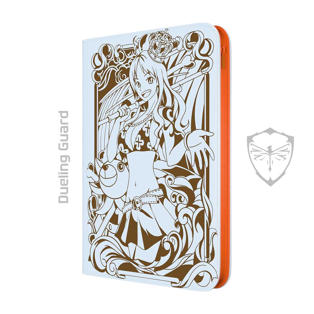 (Pre-Order) Navigator Nami - White Out Edition TCG Binder (With or Without Custom Art Leader Card)