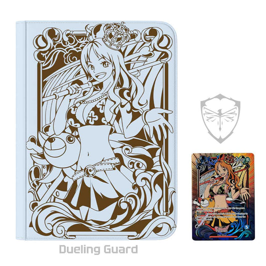 (Pre-Order) Navigator Nami - White Out Edition TCG Binder (With or Without Custom Art Leader Card)