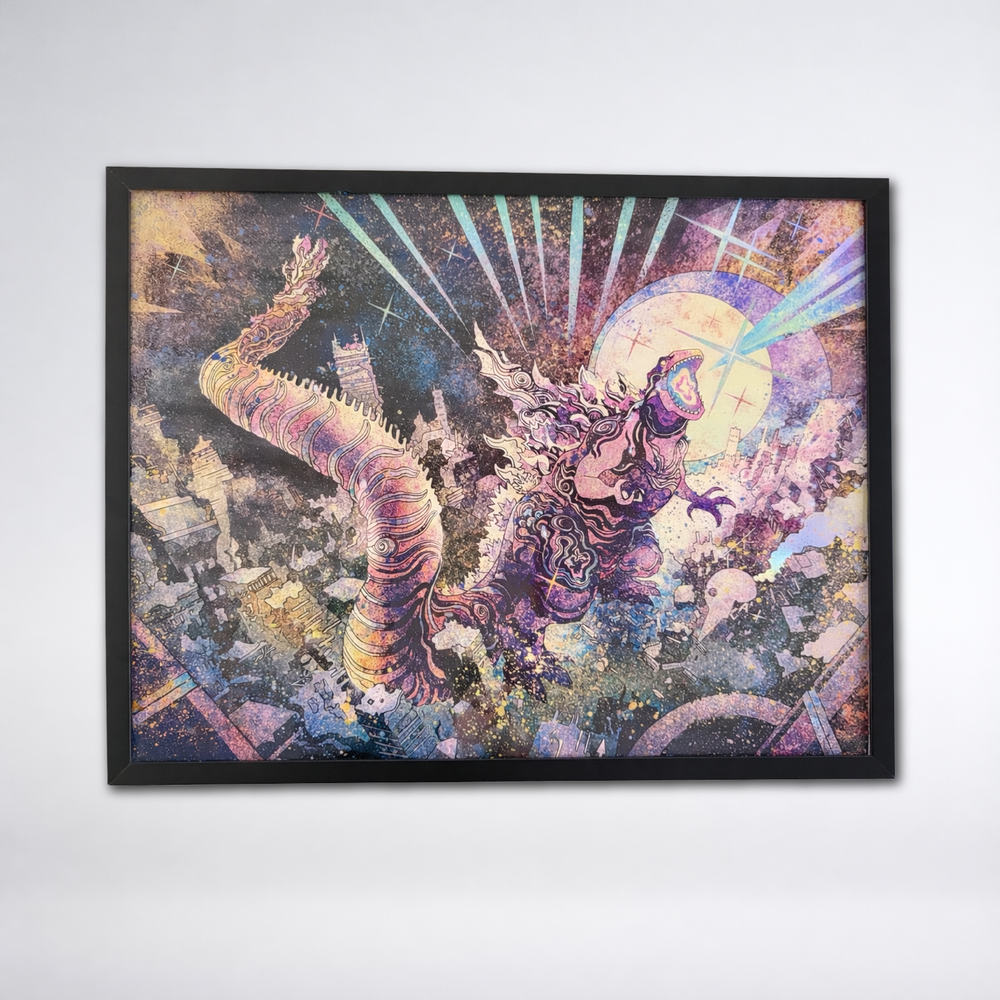 Shinzilla Large Format Print – Dueling Guard