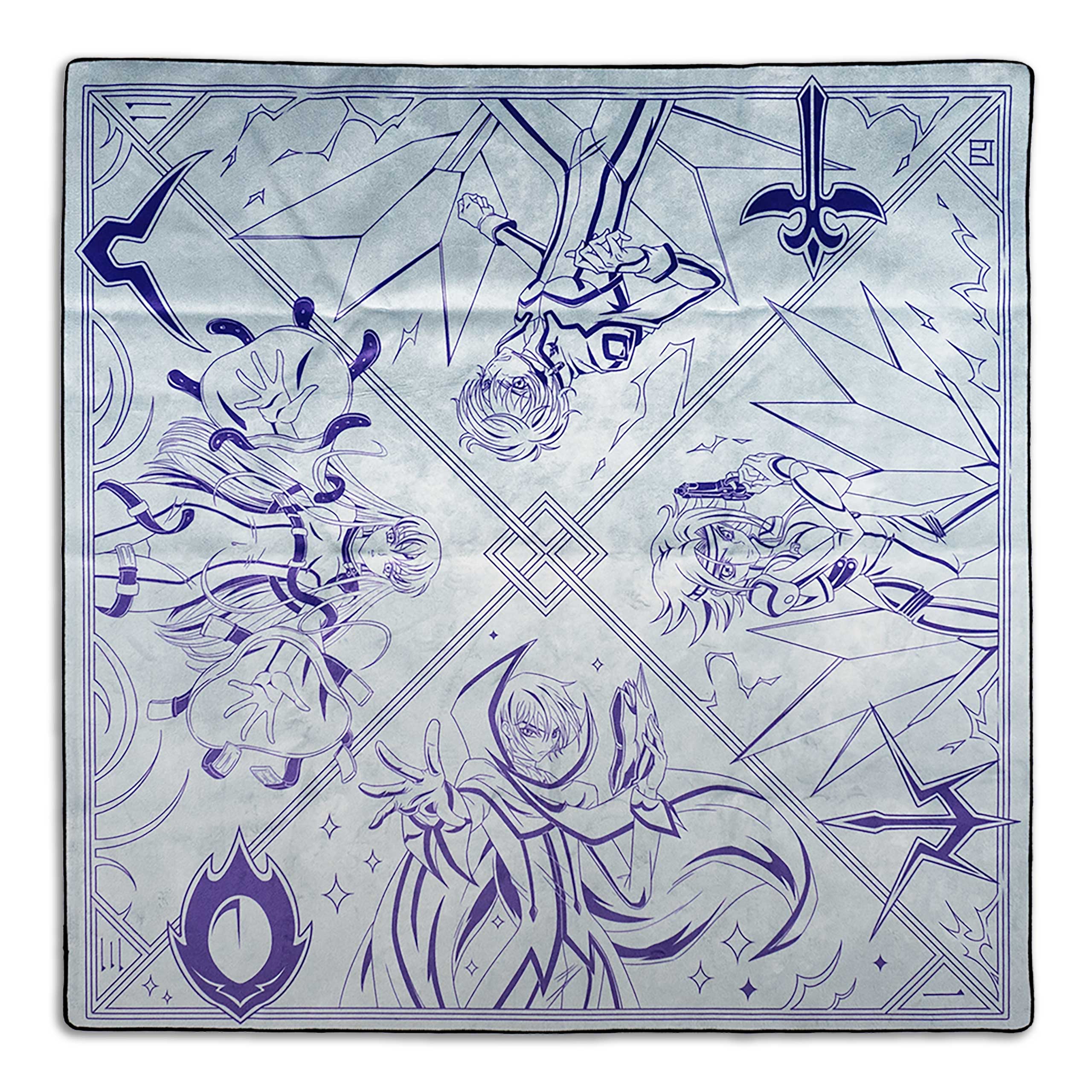 Zero 2-Player Stitched Edge Playmat - Purple (Pre Order)