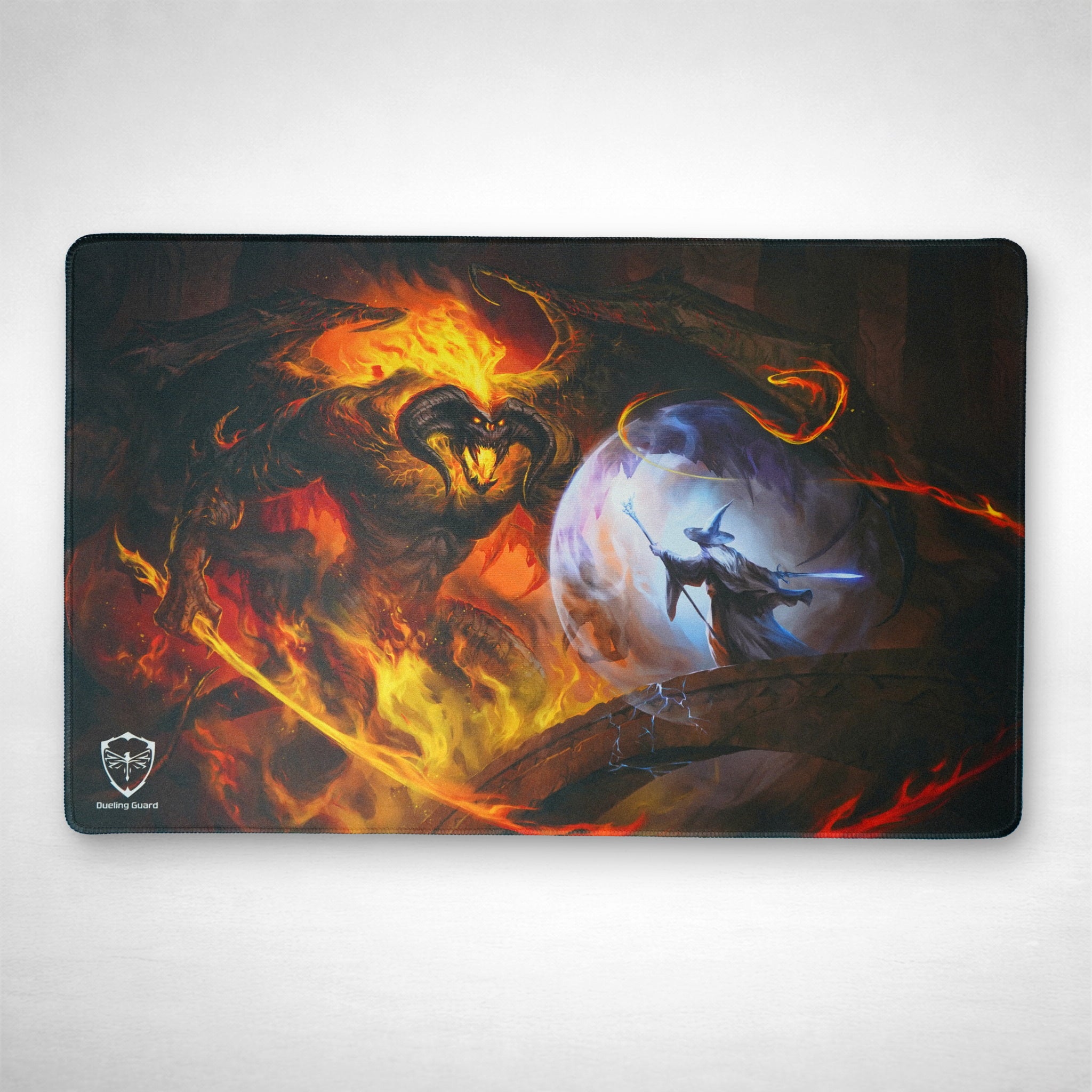 Secret Fire 1-Player Stitched Edge Playmat